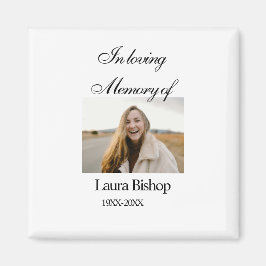 In liefdevolle herinnering van begrafenis houden n magneet