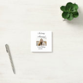 In liefdevolle herinnering van begrafenis houden n post-it® notes (Kantoor)