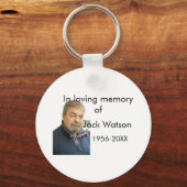 In liefdevolle herinnering van naam jaar foto mode sleutelhanger (Achterkant)