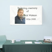 In liefdevolle herinnering van naam jaar foto mode spandoek (Beurs)