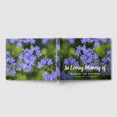 In liefdevolle herinnering | Vergeet-me-niet begra Gastenboek (Volledig)