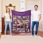 In liefdevolle herinnering Vriend Fotocollage Fleece Deken