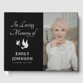 In liefdevolle herinnering | White Doves begrafeni Gastenboek (Voorkant)