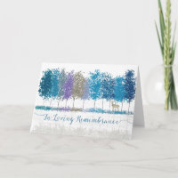 In Liefdevolle Herinnering Winterbomen en Eenzame 