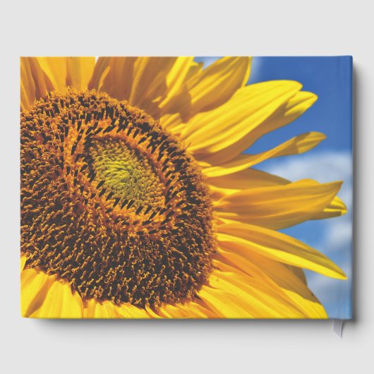 In liefdevolle herinnering | Zonnebloem begrafenis Gastenboek (Achterkant)