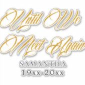 in liefhebbend geheugen Aangepaste autowrakken Sticker (Voorkant)