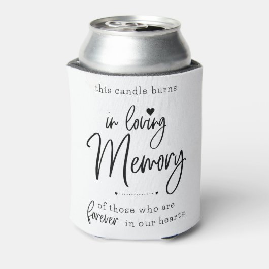 In liefhebbend geheugen blikjeskoeler (Blikje Achterkant)