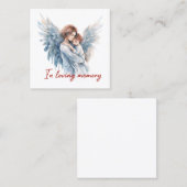 In liefhebbend geheugen vierkante visitekaartje (Voorkant / Achterkant)