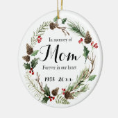 In liefhebbend geheugen voor kerstcadeautjes voor  keramisch ornament (Links)