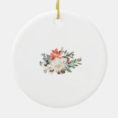 In liefhebbend geheugen voor kerstcadeautjes voor  keramisch ornament (Achterkant)