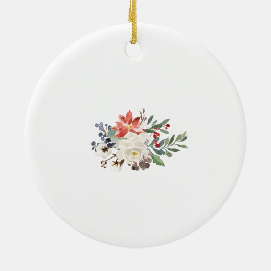 In liefhebbend geheugen voor kerstcadeautjes voor  keramisch ornament (Achterkant)