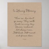 In liefhebbende herinnering, begrafenis, Rustic Poster (Voorkant)