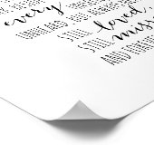 In liefhebbende herinnering, begrafenis, zwart poster (Hoek)