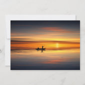 In liefhebbende Memory Memorial Service Sunset Lak Kaart (Achterkant)