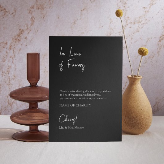 In Lieu Favorieten Eco-vriendelijke aangepaste bru Poster