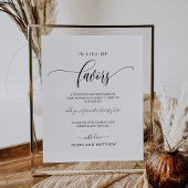 In Lieu of Favors, het Blog van de Charity Favors  Poster