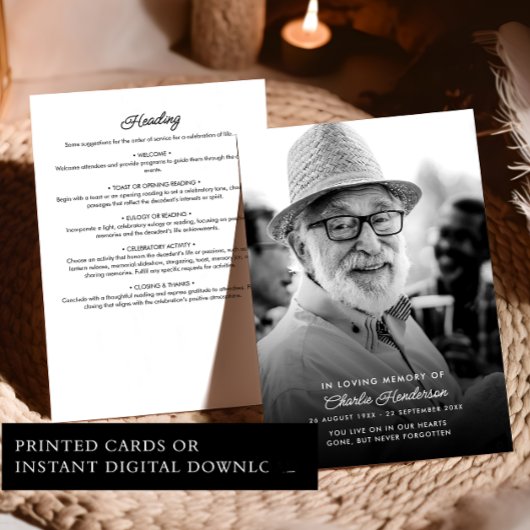 In Lieve Herinnering Herdenkingsprogramma Orde van Kaart