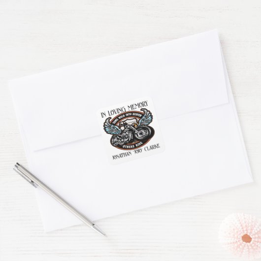 In Lieve Herinnering Sticker (Envelop)