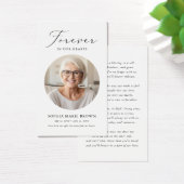 In Loing Memory Funeral Memorial Prayer Kaart (Bureau)