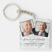 In Loing Memory Marble Memorial Photo Sleutelhanger (voorkant)