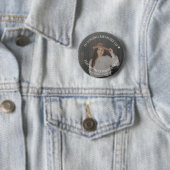 In Loing Memory Photo Funeral Memorial Button (In situ)