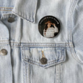 In Loing Memory Photo Funeral Memorial Button (In situ)
