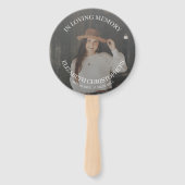 In Loing Memory Photo Funeral Memorial Handwaaier (Voorkant)