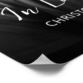 In Loing Memory Photo Memorial Funeral Poster (Hoek)