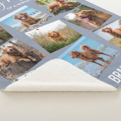In Loopende Memory Pet Memorial Photo Collage Sherpa Deken (3/4)