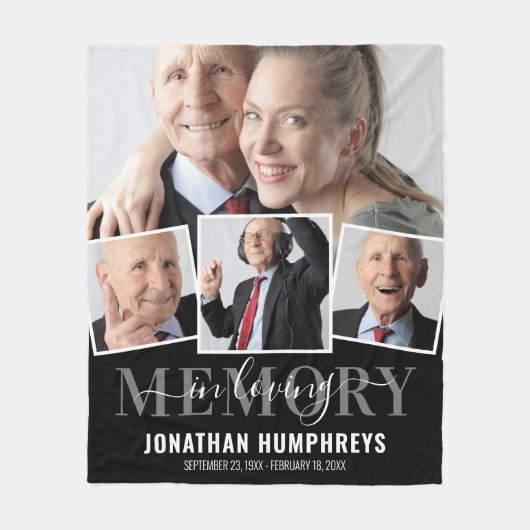 In Loopgeheugen 4 Foto Memorial Fleece Deken (Voorkant)