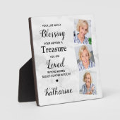 In Looptijd Memorial Sympathie 3 Foto Fotoplaat (Voorkant)