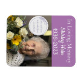 In Looptijd Memory Photo Grandma Christelijk Magneet (Horizontaal)