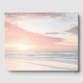 In Looptijd Memory Sunset Ocean Memorial Funeral Gastenboek (Achterkant)