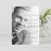 In Looptijd van de Foto Funeral Luncheon Kaart (Staand voorkant)