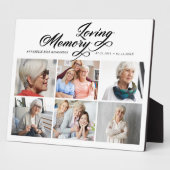 In Looptijd van het Memorial van de Foto Collage Fotoplaat (Zijkant)