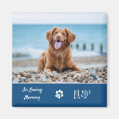 In Looptijd van Memory Dog Photo Keepomwille Pet M Magneet (Voorkant)