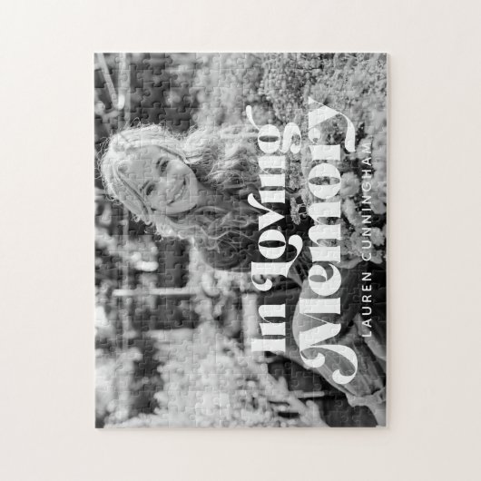 In Looptijd van Memory  Retro Memorial Foto Legpuzzel (Verticaal)