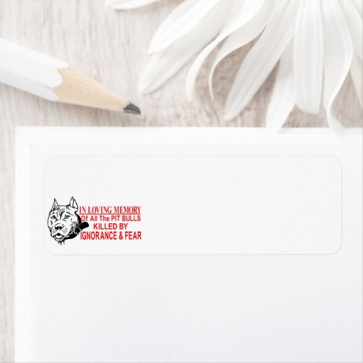 IN LOPENDE GEHEUGEN VAN PIT-BULLS ETIKET (Insitu)