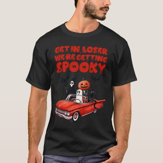 In Loser krijgen we spookachtige grappige Hallowee T-shirt (Voorkant)