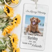 In Loss Memory Pet Loss Dog Pet Memorial Sleutelhanger