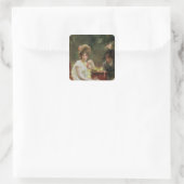 In Love, 1907 Vierkante Sticker (Tas)