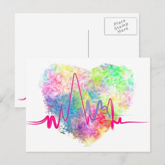 In Love A2 Briefkaart (Voorkant / Achterkant)