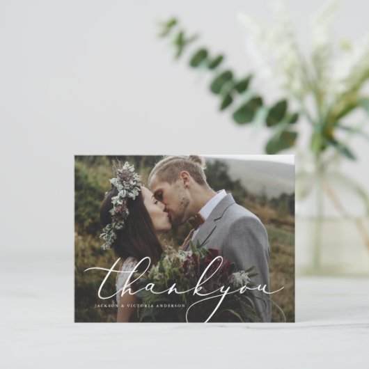 In Love Bedankt, Briefkaart (Staand voorkant)