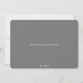 In Love Blush Simple Modern Birth Announounance (Achterkant)