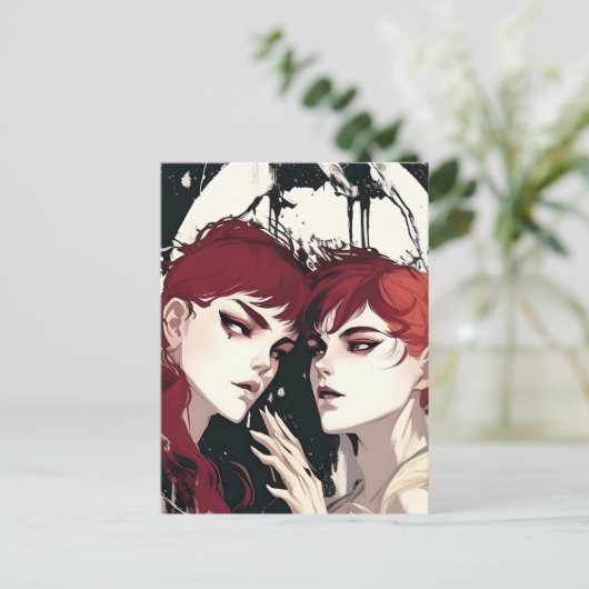 In Love Briefkaart (Staand voorkant)