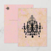 In Love Chandelier ~ Briefkaart (Voorkant / Achterkant)