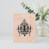 In Love Chandelier ~ Briefkaart (Staand voorkant)