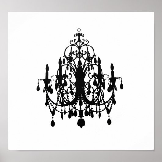 In Love Chandelier ~ Print / Poster (Voorkant)