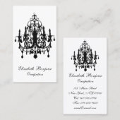 In Love Chandelier ~ Visitekaartje (Voorkant / Achterkant)