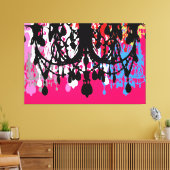 In Love Chandelier ~XLARGE 60X40 Canvas 2,5-inch d (Insitu (Woonkamer))